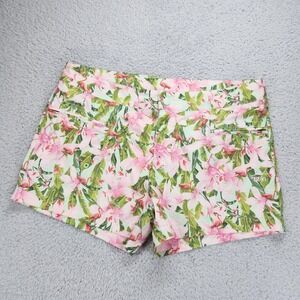 5Fin Board Shorts Womens 12 Pink Green Flamingo Floral Quick Dry Swim Trunks